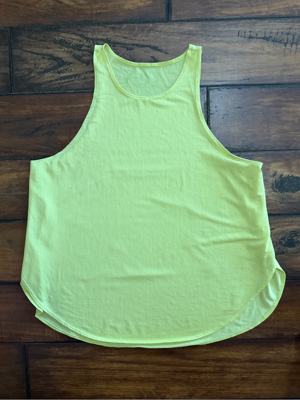 Fabletics Neon Yellow Racerback Workout Tank